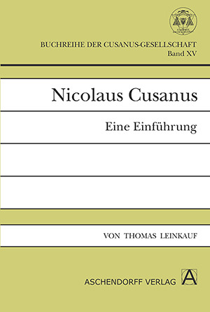 Cover: Nicolaus Cusanus