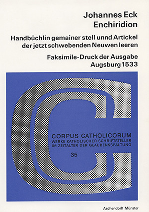 Cover: Johannes Eck: Enchiridion