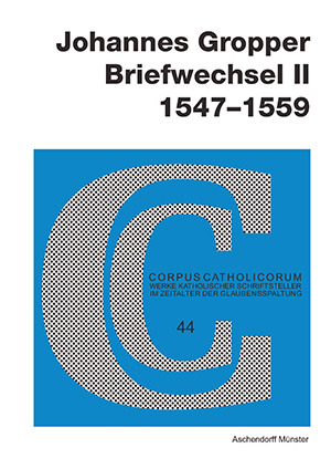 Cover: Johannes Gropper: Briefwechsel II