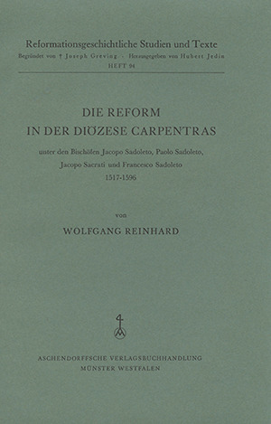 Cover: Die Reform in der Diözese Carpentras