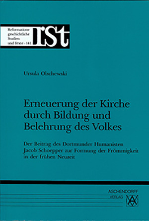 Cover: Erneuerung der Kirche durch Bildung und Belehrung des Volkes.