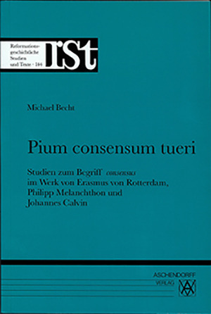 Cover: Pium consensum tueri.