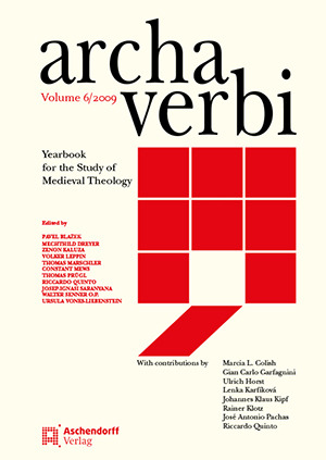 Cover: Archa Verbi 6/2009