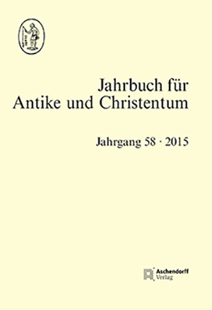 Cover: Jahrbuch für Antike und Christentum