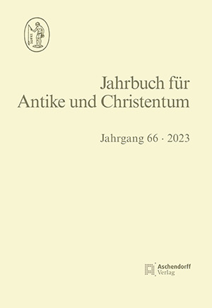 Cover: Jahrbuch für Antike und Christentum