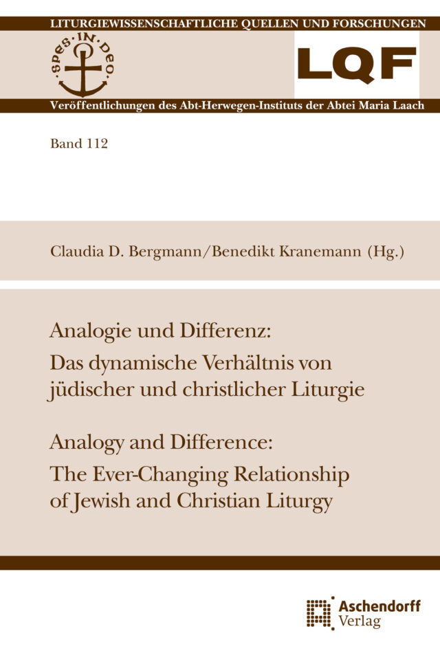 Cover: Analogie und Differenz: Das dynamische Verhältnis von jüdischer und christlicher Liturgie
