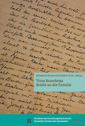 Cover: Titus Brandsma – Briefe an die Familie
