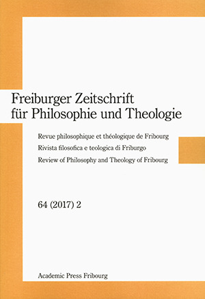 Cover: Freiburger Zeitschrift 64. Band 2017 / Heft 2