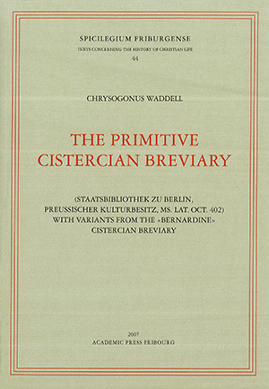 Cover: The primitive Cistercian Breviary