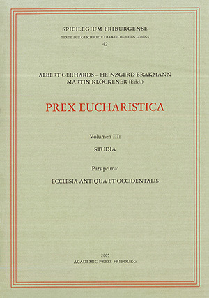 Cover: Prex Eucharistica