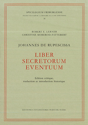 Cover: Johannes de Rupescissa: Liber Secretorum eventuum
