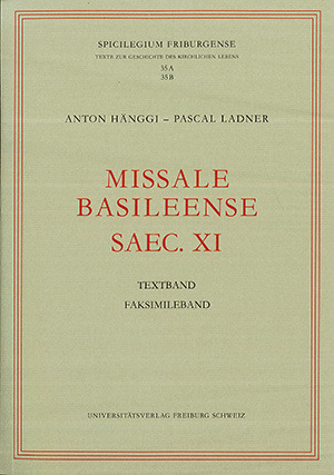 Cover: Missale Basileense Saec. XI