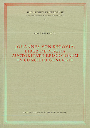 Cover: Johannes von Segovia, Liber de Magna