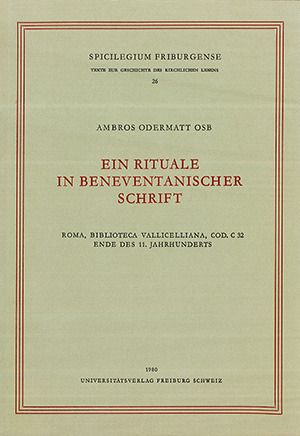 Cover: Ein Rituale in Beneventanischer Schrift
