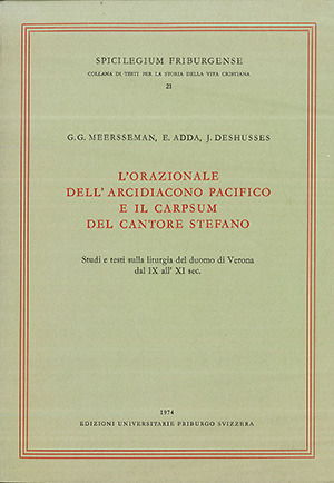 Cover: L’Orazionale dell’Arcidicono Pacifico