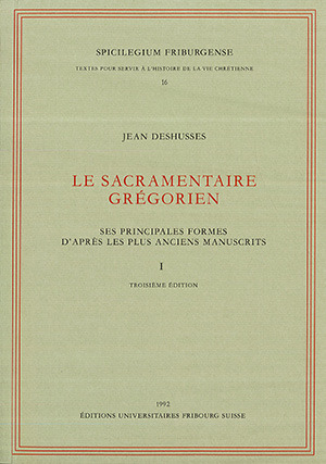 Cover: Le Sacramentaire Gregorien, Tom. 1