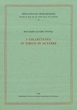 Cover: I Collectanea di Eirico di Auxerre