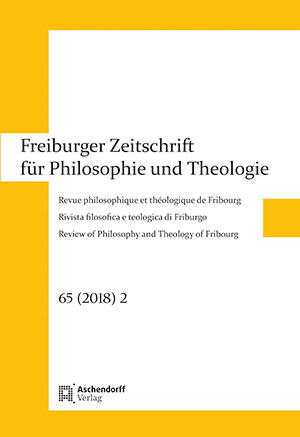 Cover: Freiburger Zeitschrift 65. Band 2018 / Heft 2
