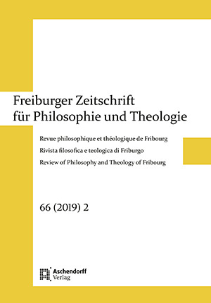 Cover: Freiburger Zeitschrift 66/2019, Heft 2