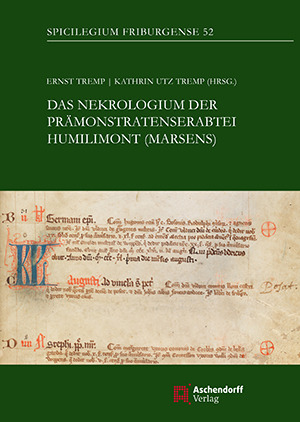 Cover: Das Nekrologium der Prämonstratenserabtei Humilimont (Marsens)