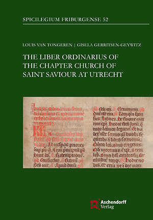 Cover: The Liber Ordinarius of the Chapter Church of Saint Saviour at Utrecht