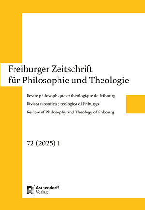 Cover: Freiburger Zeitschrift 72/2025, Heft 1