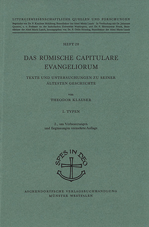 Cover: Das römische Capitulare Evangeliorum