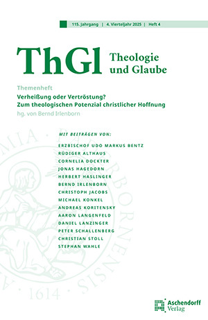 Cover: Theologie und Glaube, Heft 4 / 2025