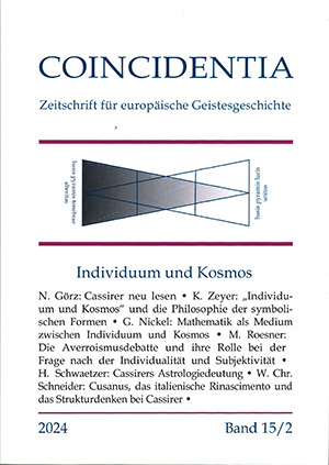 Cover: Coincidentia 2024 Band 15, Heft 2