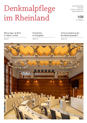 Cover: Denkmalpflege im Rheinland 1/2025