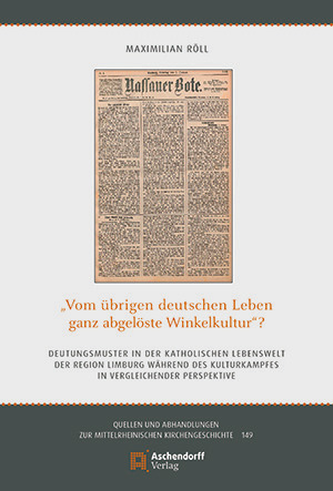Cover: „Vom übrigen deutschen Leben ganz abgelöste Winkelkultur”?