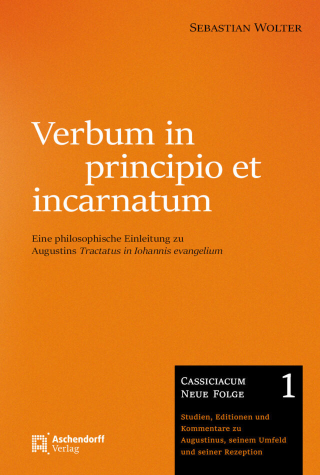 Cover: Verbum in principio et incarnatum